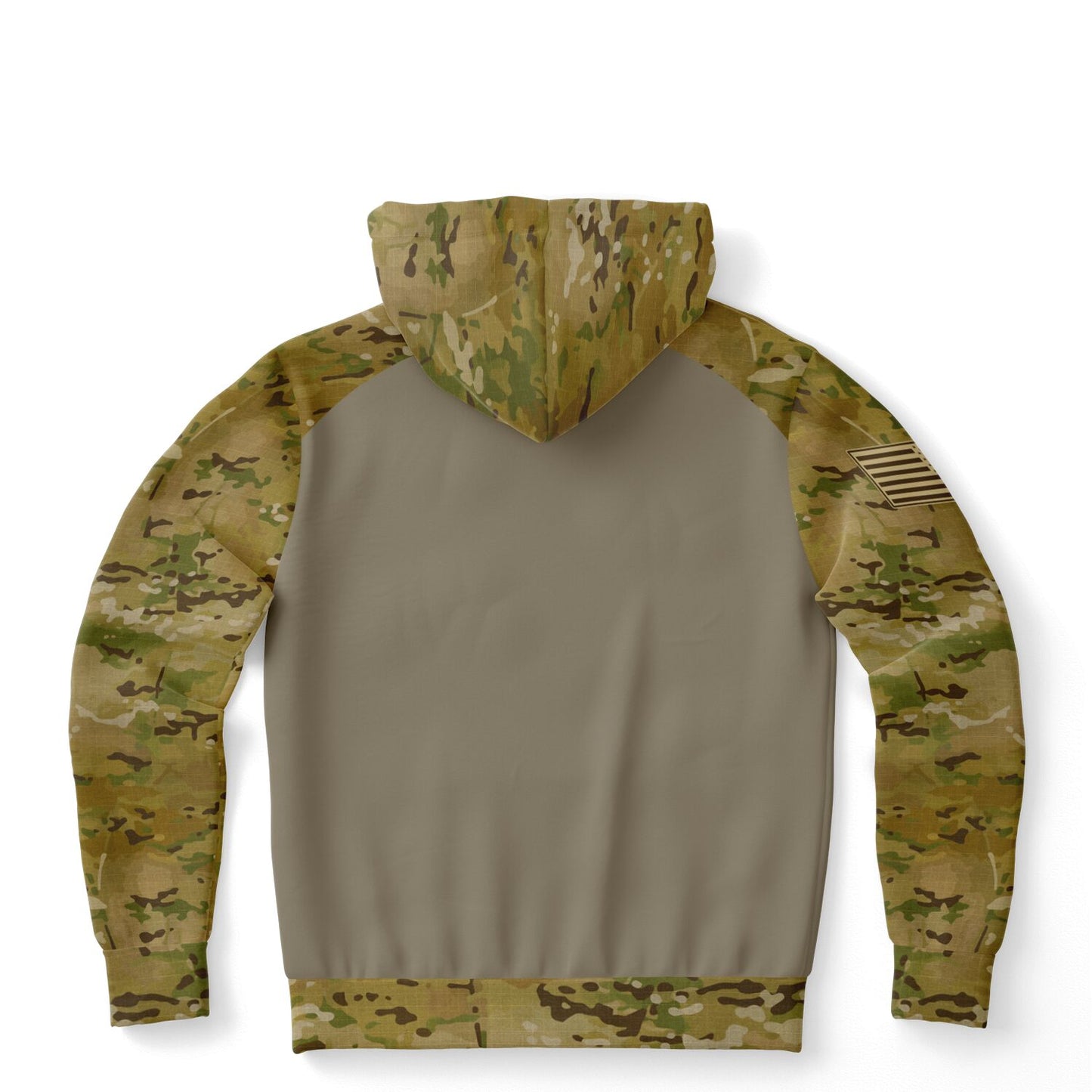 USAF AMMO Veteran OCP Pattern Blank Back and Left Sleeve Style Fashion Hoodie - All Over Print