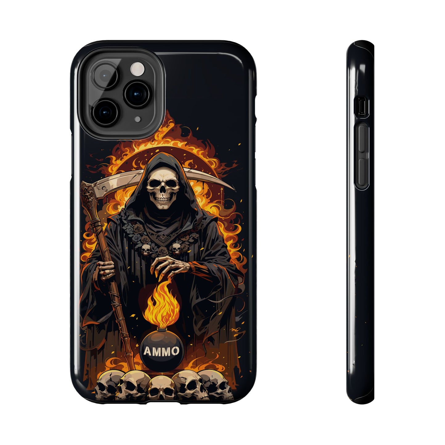 USAF AMMO Grim Reaper Pisspot Tough Phone Cases