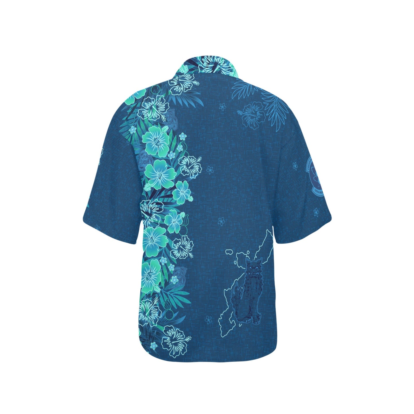 18 MUNS Updated USAF AMMO Kariyushi Okinawan Style Women’s Hawaiian Shirt