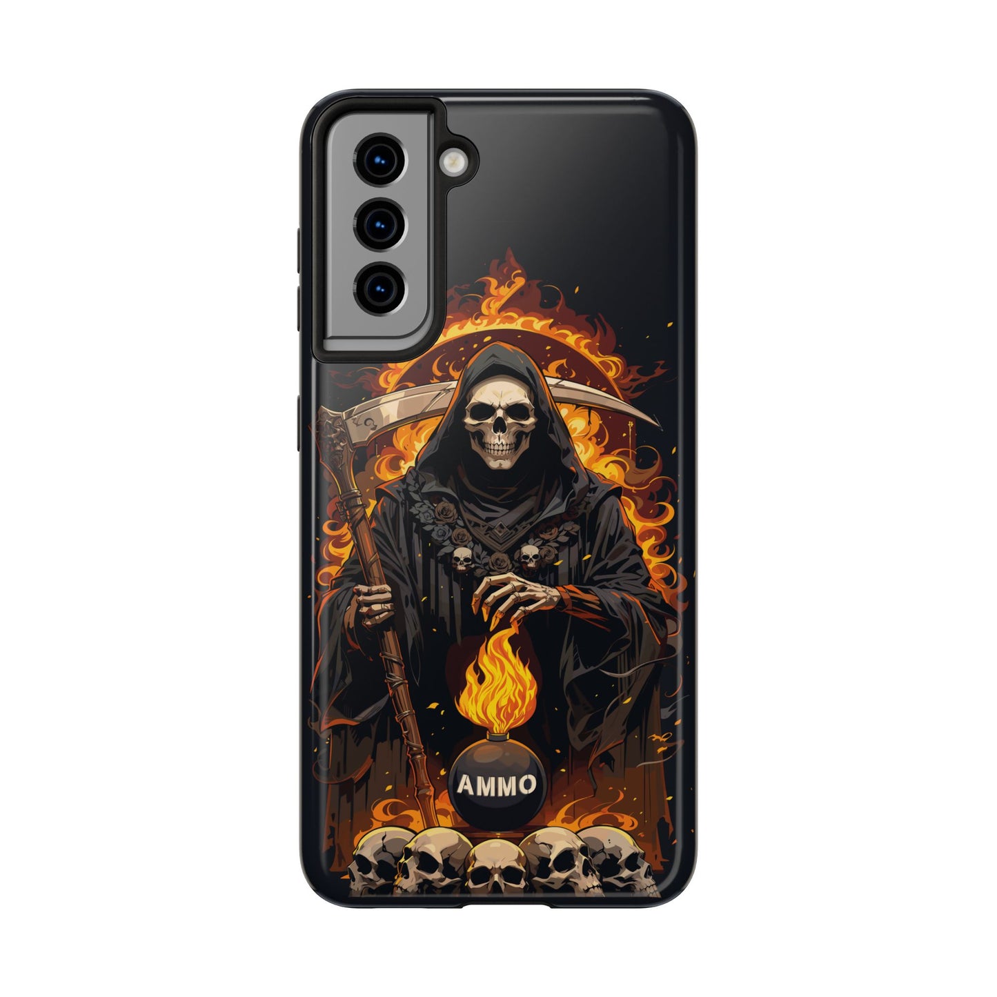 USAF AMMO Grim Reaper Pisspot Tough Phone Cases
