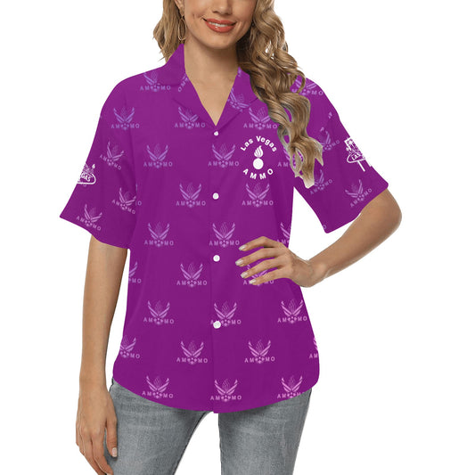 LV AVA Official AMMO Womens Hawaiian Shirt Purple Version