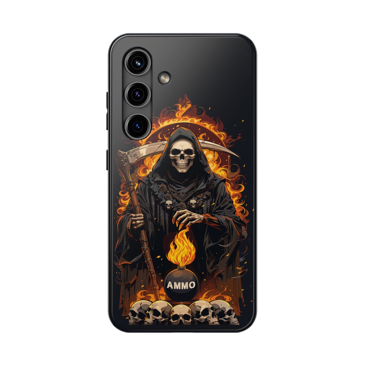 USAF AMMO Grim Reaper Pisspot Tough Phone Cases
