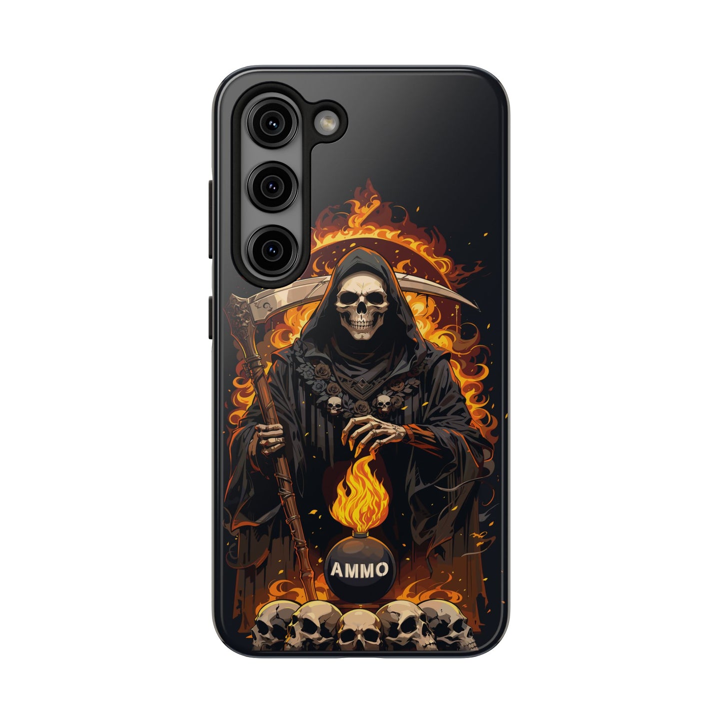 USAF AMMO Grim Reaper Pisspot Tough Phone Cases
