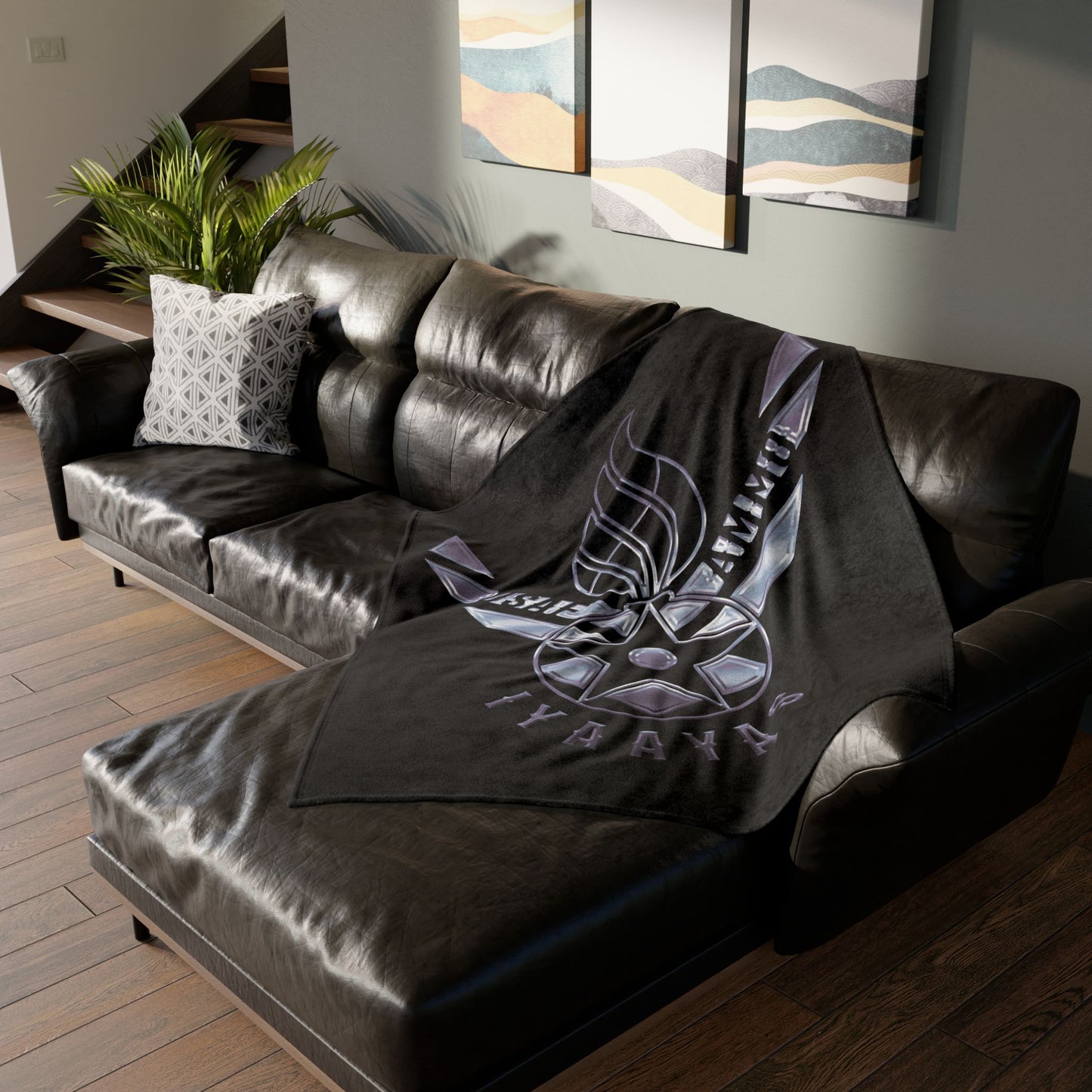 USAF AMMO Pisspot Combined With Shiny Chrome AF Vector Logo IYAAYAS Soft Polyester 50" x 60" Blanket