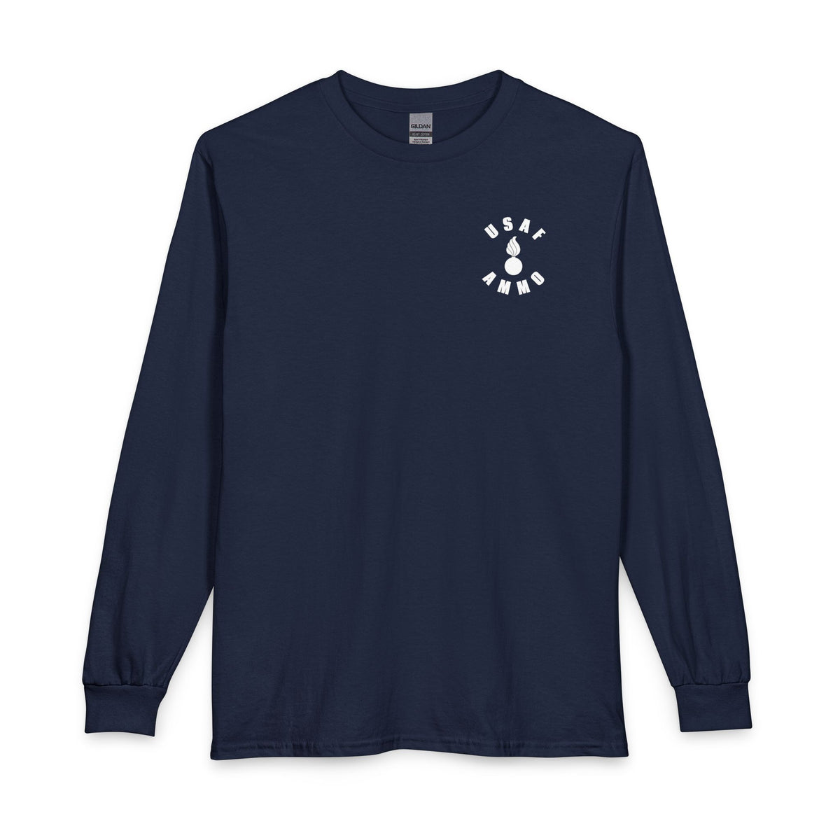 USAF AMMO Ain't No Mountain High Enough Drone Dropping JDAM on Mountain Bunker Unisex Long Sleeve T-Shirt