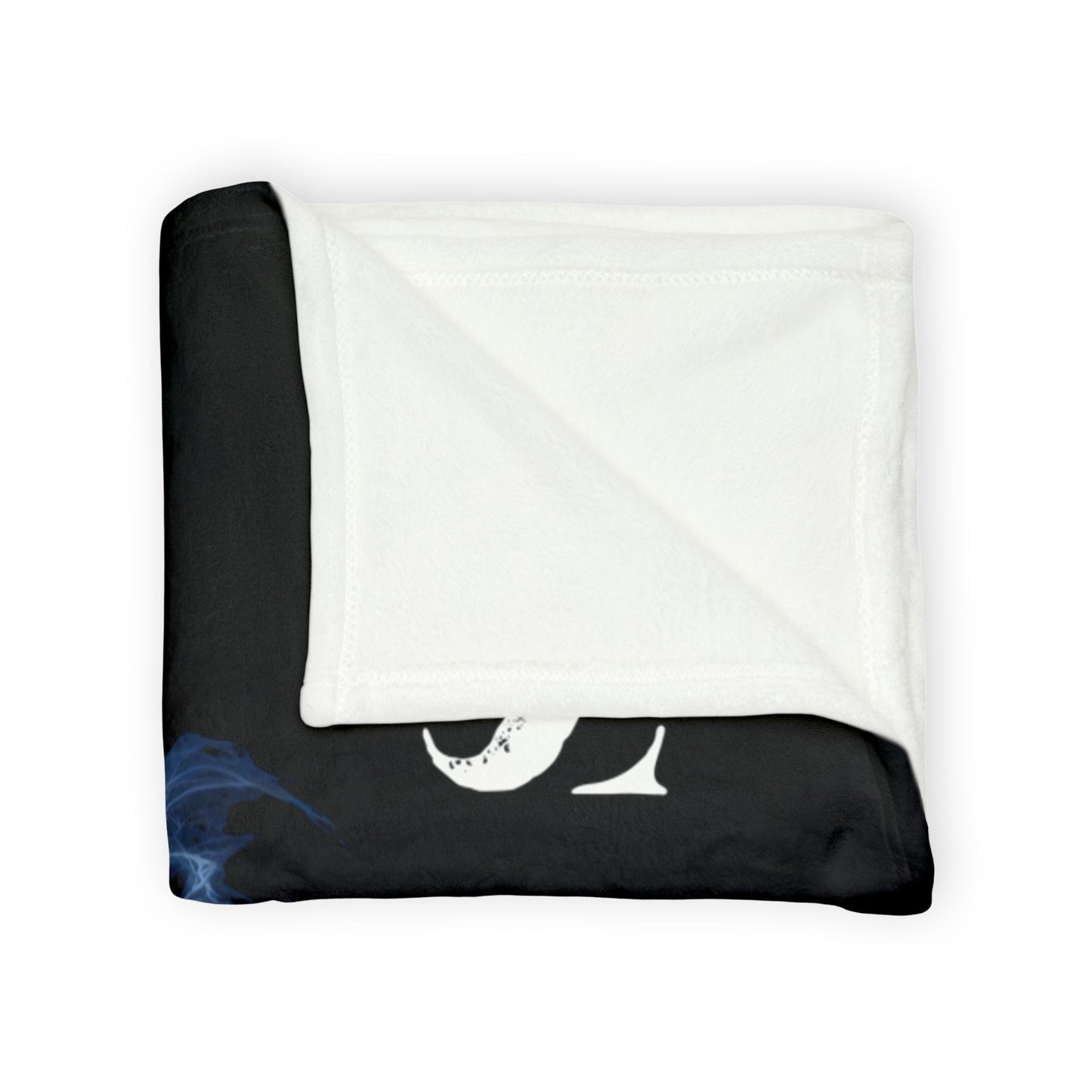 Grim Reaper Dropping Pisspot Holding Sickle Smokey Souls USAF AMMO IYAAYAS Soft Polyester 60" x 80" Blanket