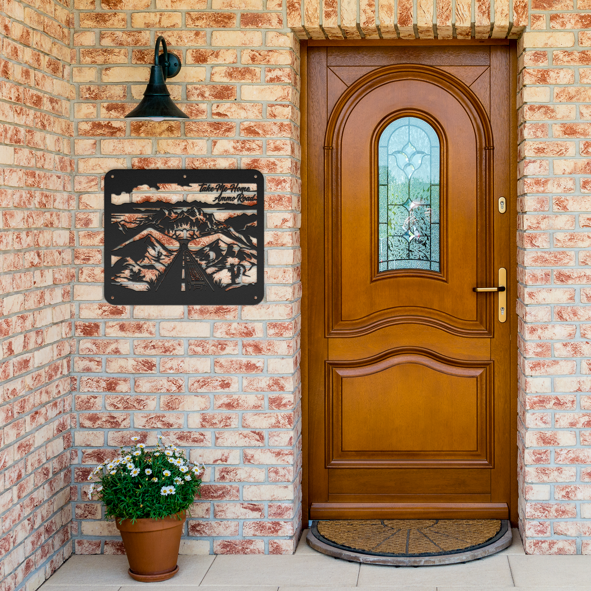 AMMO_Road_Updated_Custom_Metal_Sign_Black_Brick_Entrance_Mockup.png_15635793