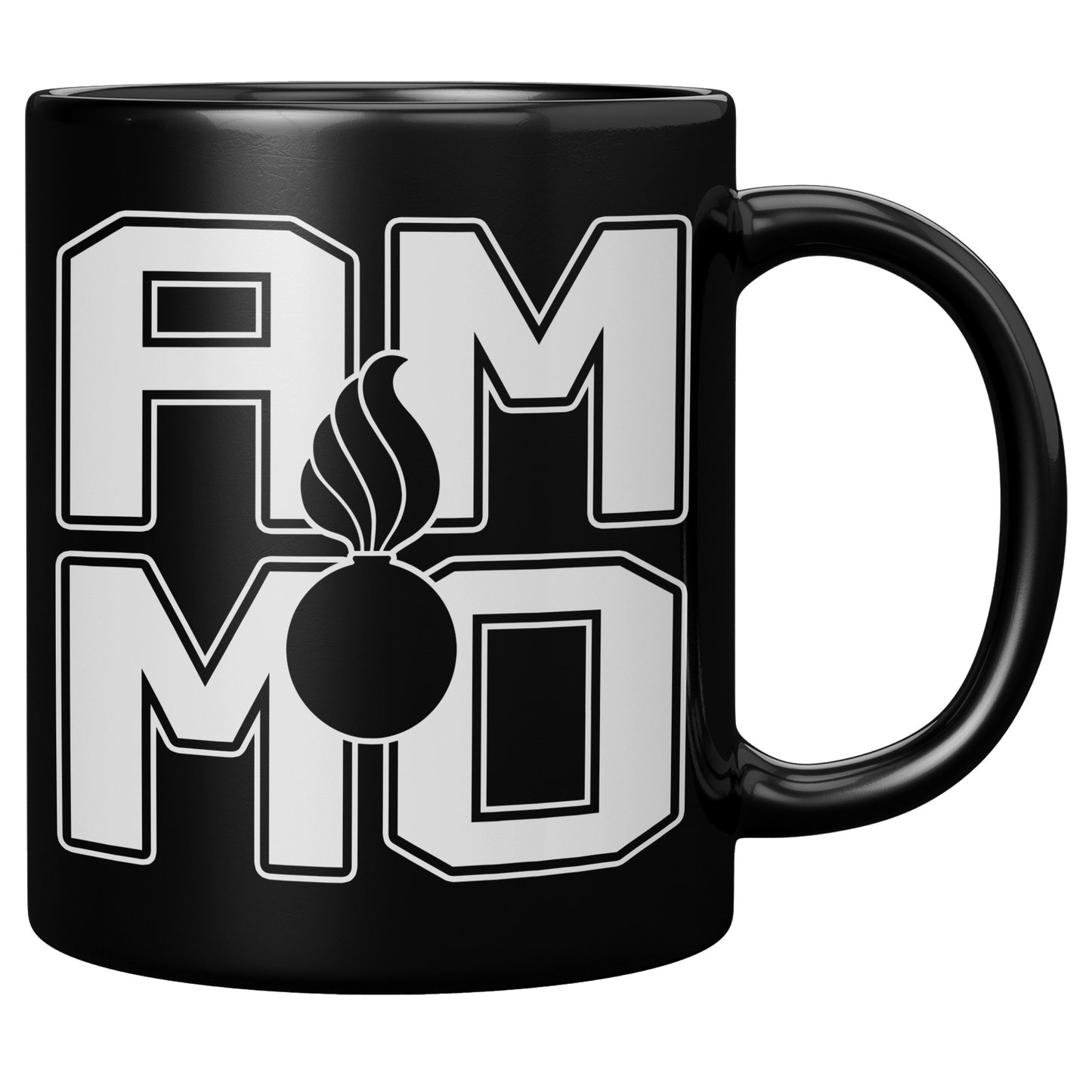 AMMO Square Word With Pisspot 11oz coffee mug cup