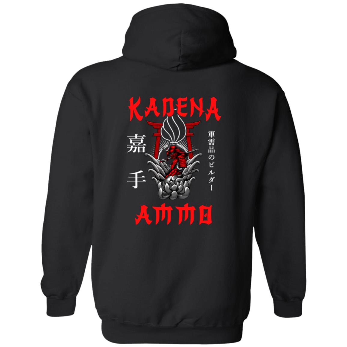 Kadena AMMO Samurai Sword Pisspot Japanese Torii Gate Pullover Hoodie