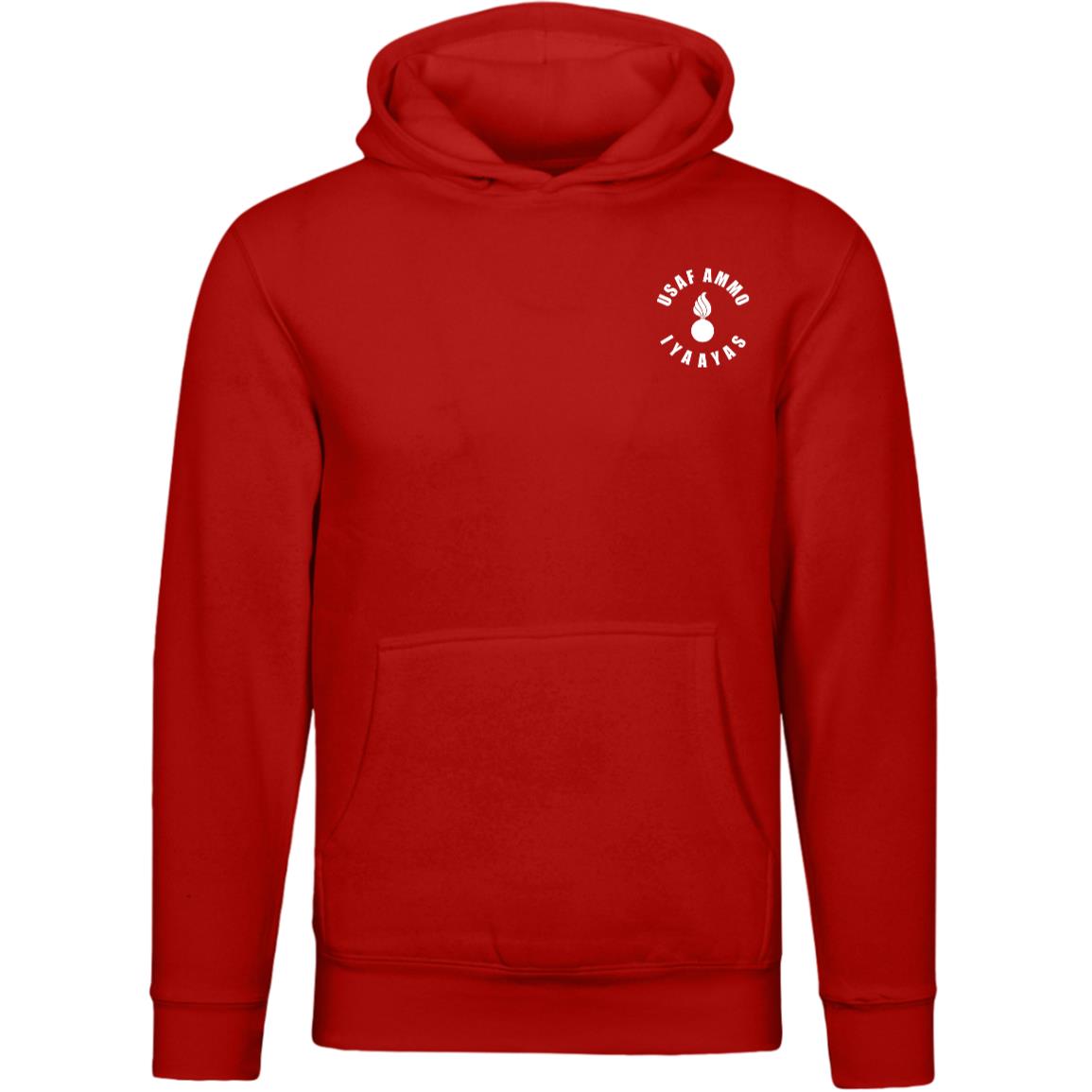 USAF AMMO Placard If You See Me Running Haul Ass LS14001 Lane Seven Unisex Premium Hoodie