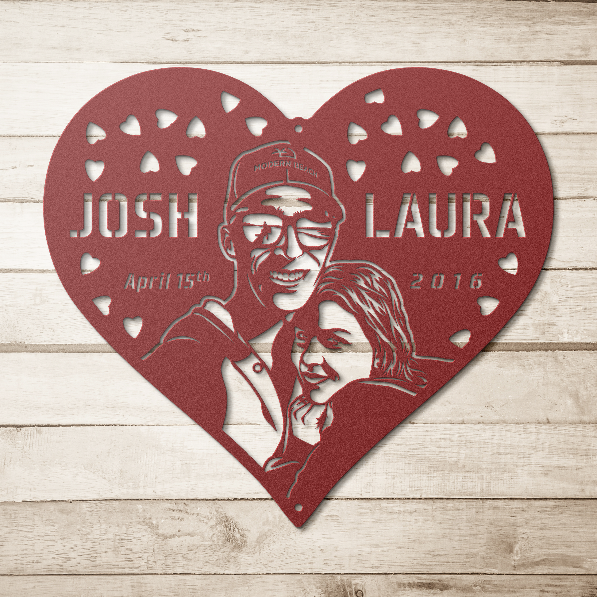 Josh_and_Laura_Heart_Shape_Custom_Metal__Red_Simple_Wood_BKGD_Mockup.png_15642706