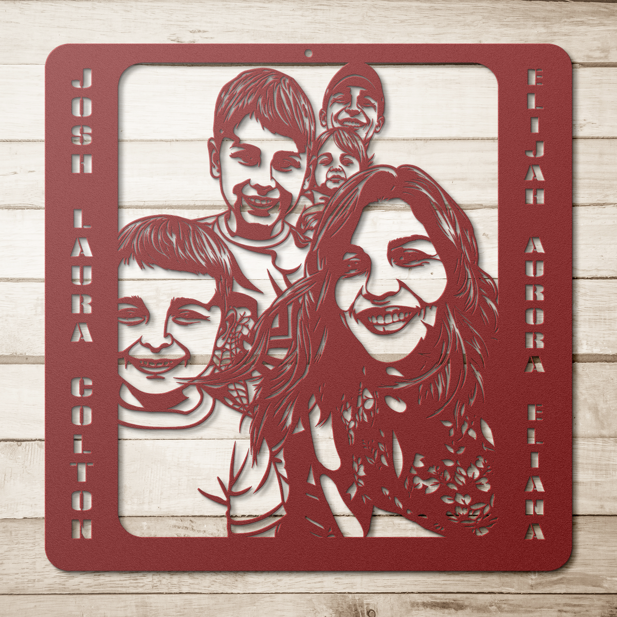 Whole_Family_-_Minus_Eliana_Custom_Metal_Red_Simple_Wood_BKGD_Mockup.png_15644374