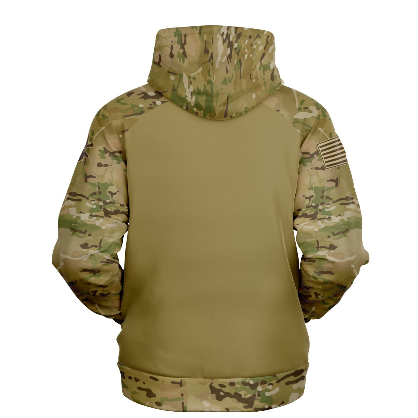 USAF AMMO Veteran OCP Pattern Blank Back Style Fashion Hoodie - All Over Print