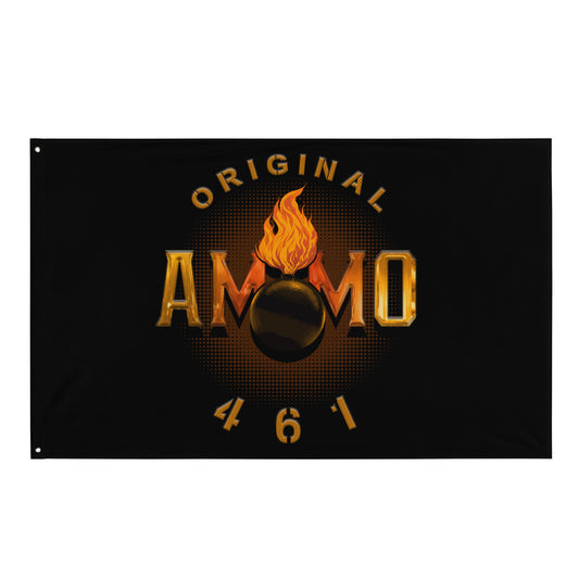 Original AMMO 461 Glowing Pisspot One-Sided Wall Flag