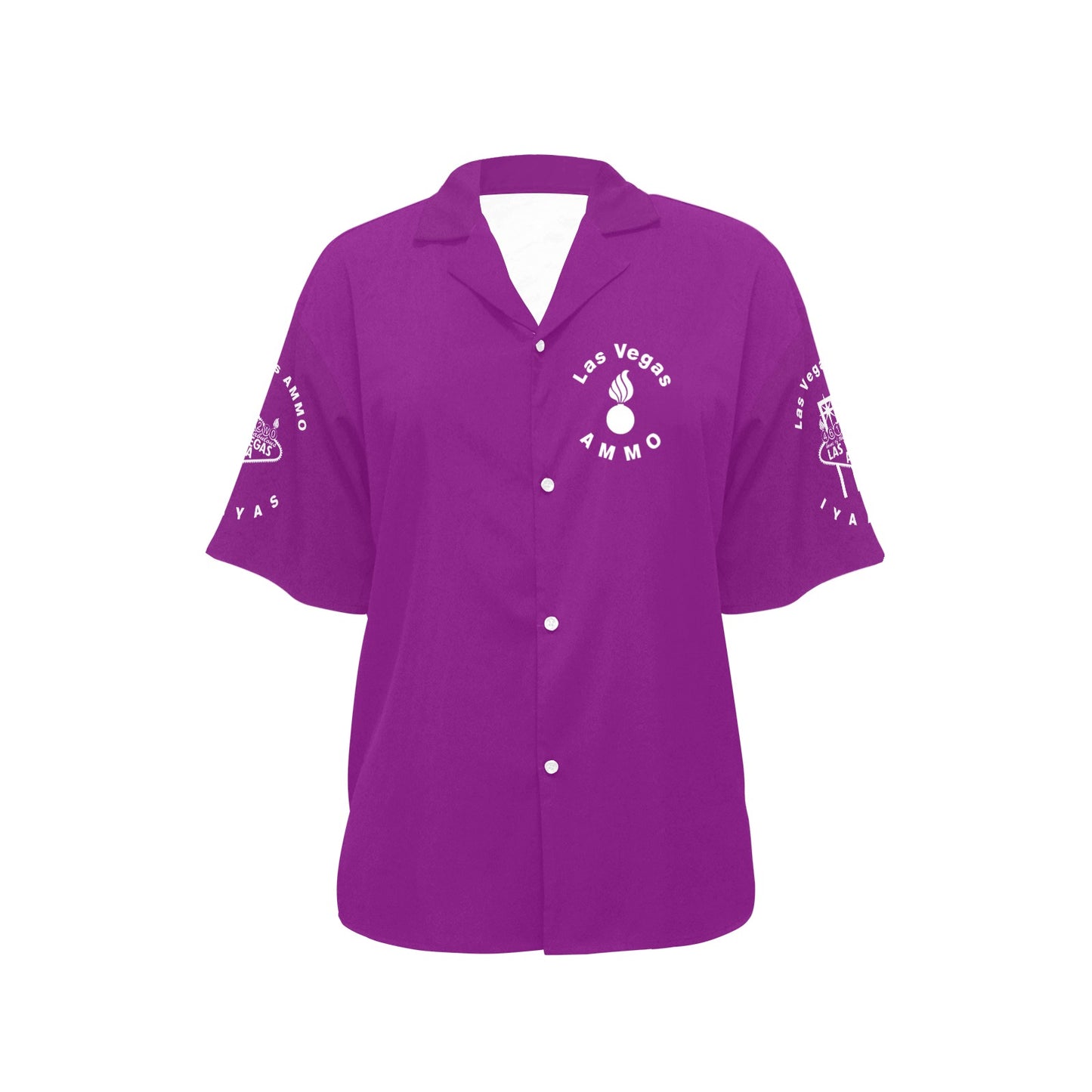 USAF AMMO Grim Reaper 2026 Las Vegas AVA Pisspots IYAAYAS Purple V3 Womens Version Event Hawaiian Shirt