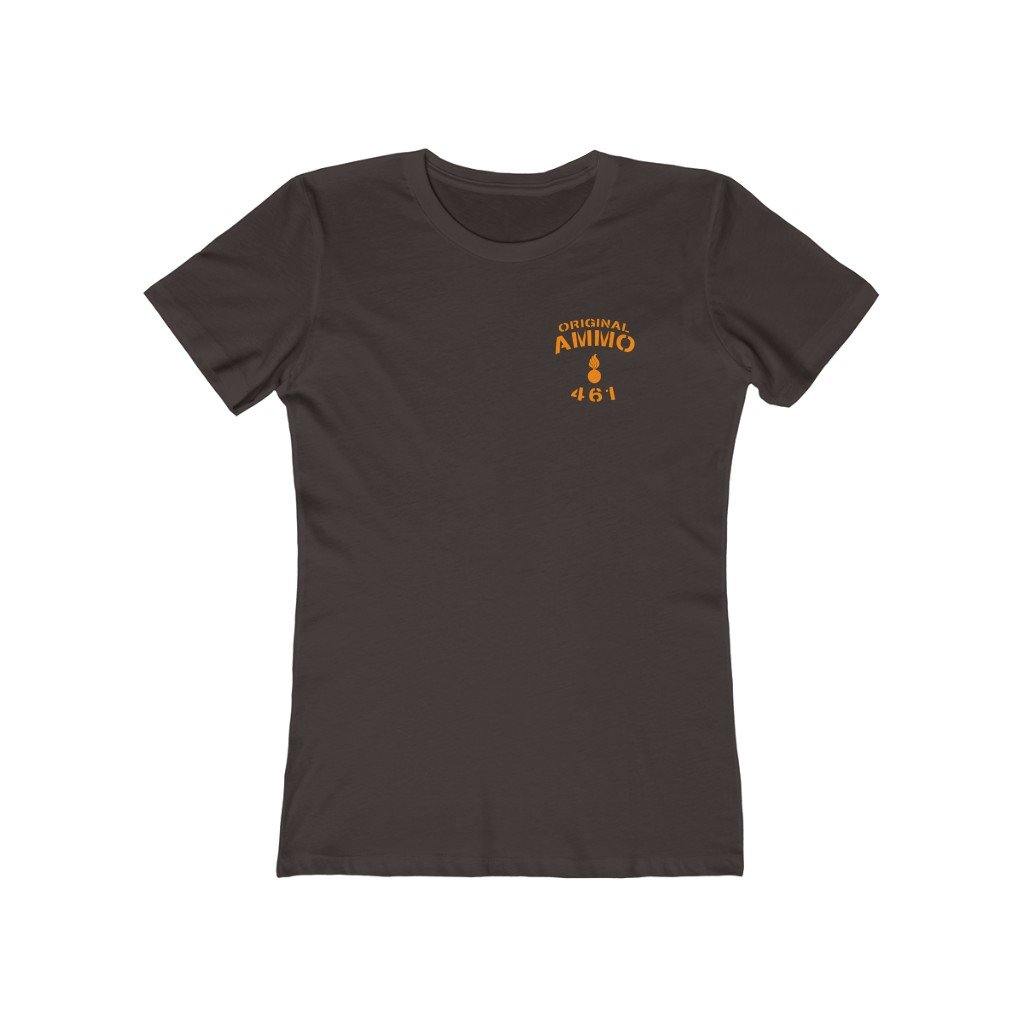 Original AMMO 461 Veteran Pisspot IYAAYAS Women's The Boyfriend Tee - AMMO Pisspot IYAAYAS Gear