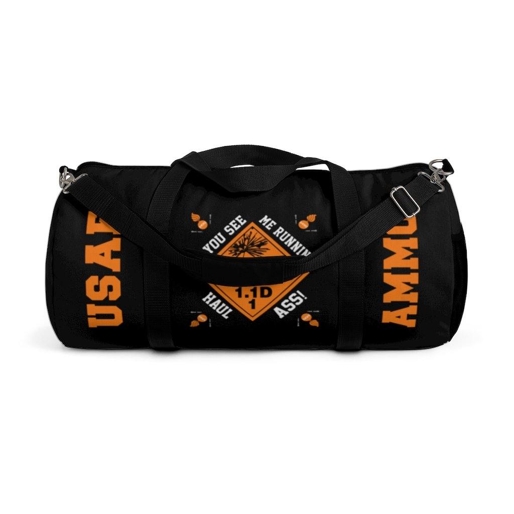 USAF AMMO Placard Pisspots American Flag IYAAYAS Munitions Heritage Duffel Bag - AMMO Pisspot IYAAYAS Gear