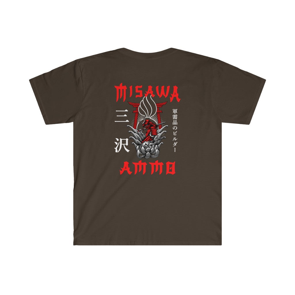 Misawa AMMO Samurai Katana Torii Gate Pisspot Unisex Softstyle T-Shirt