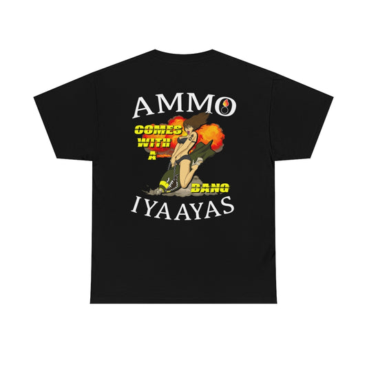 AMMO Comes With A Bang Girl Riding Bomb Men's Pisspot IYAAYAS Gift T-Shirt