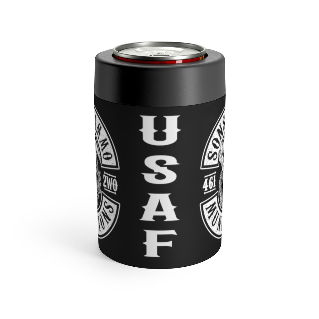 USAF AMMO Sons of AMMO Grim Reaper 461 IYAAYAS Beer Can Holder and Cooler