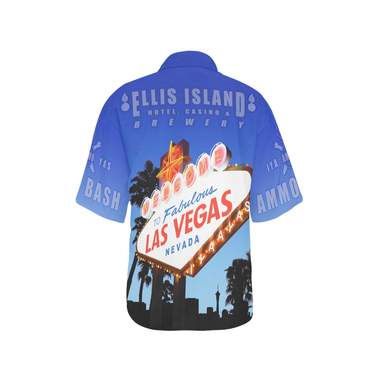 AMMO Bash 2023 AVA Event Attendee Las Vegas Nevada Ellis Island Hotel Casino Brewery Womens Version Event Hawaiian Shirt