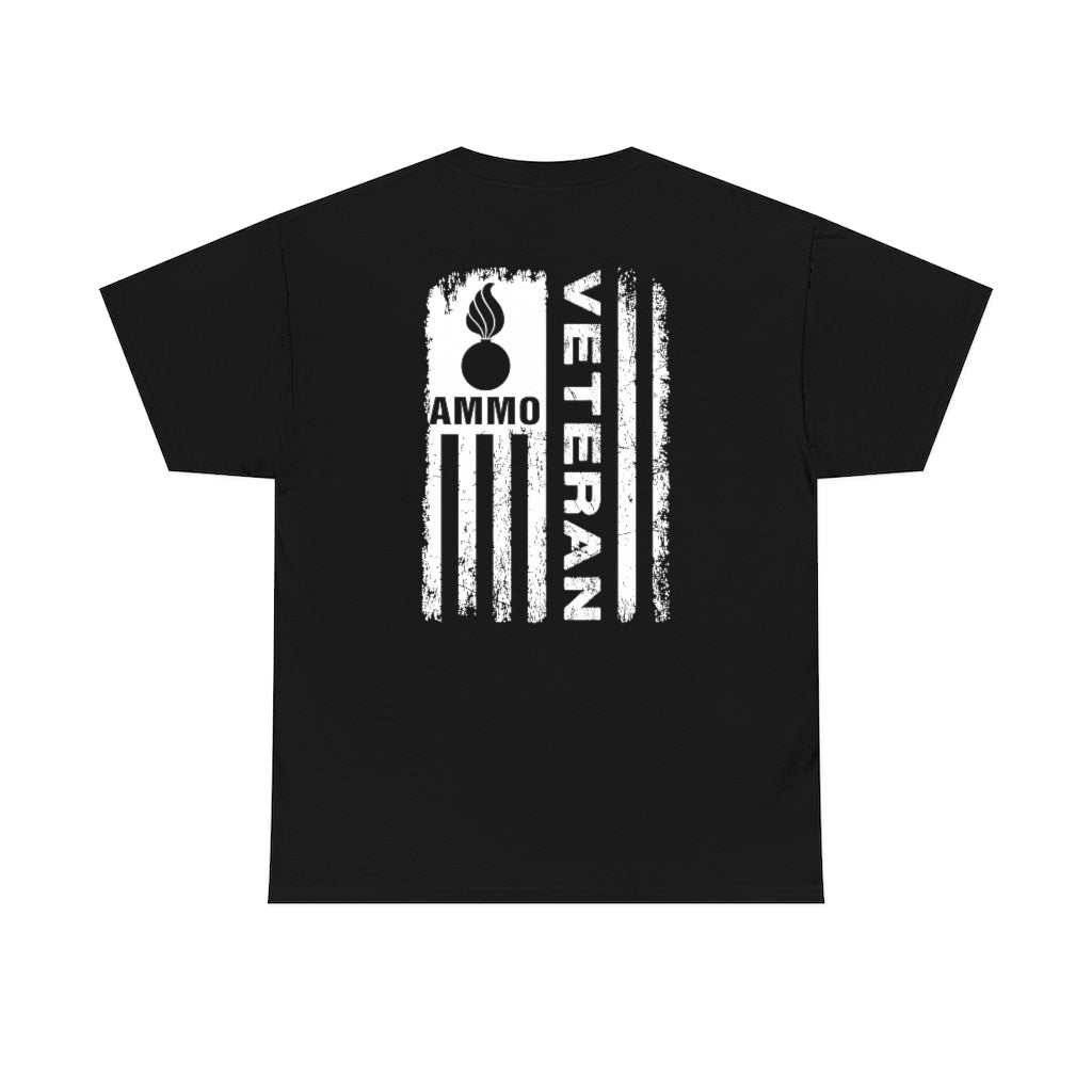 AMMO Veteran Vertical Grunge Distressed Flag Pisspot IYAAYAS Mens Gift T-Shirt