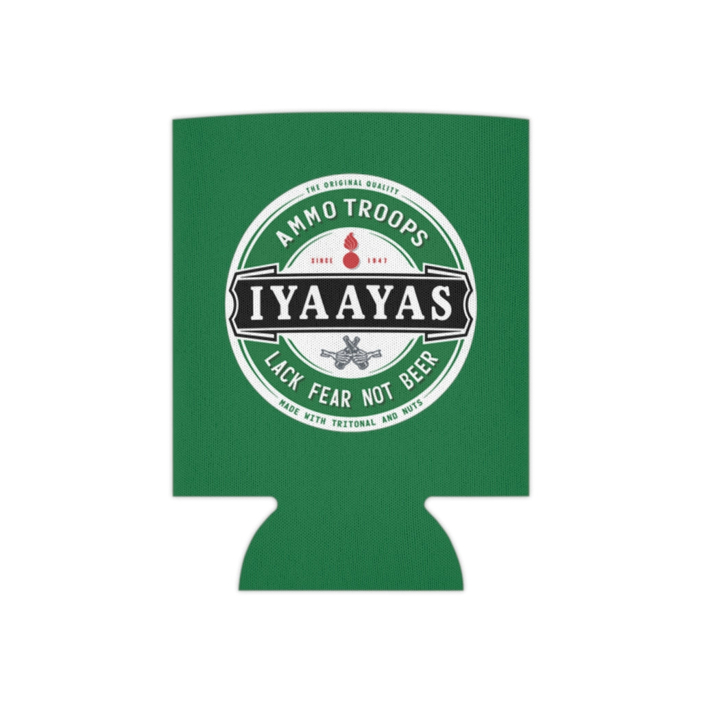 AMMO Troops Lack Fear Not Beer Famous Dutch Beer Logo Pisspot IYAAYAS Can Cooler