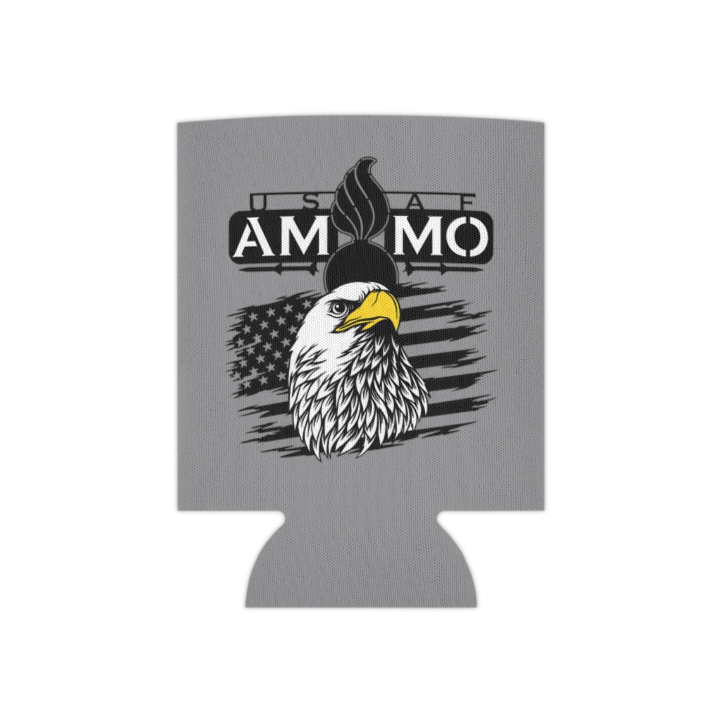 Eagle Head American Flag Missile Silhouettes USAF AMMO Pisspot Can Cooler