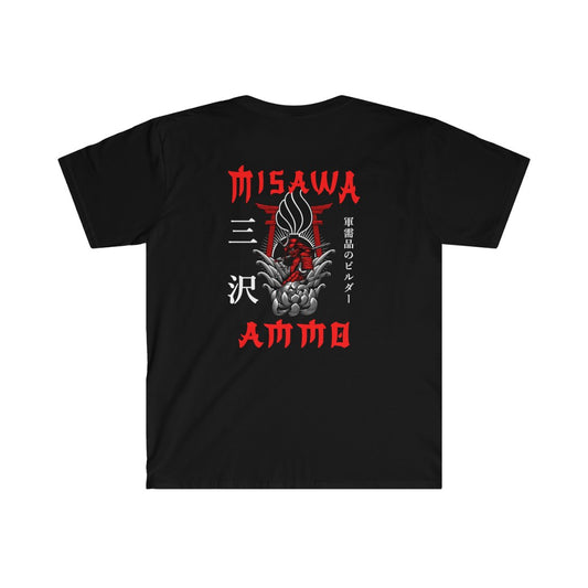 Misawa AMMO Samurai Katana Torii Gate Pisspot Unisex Softstyle T-Shirt