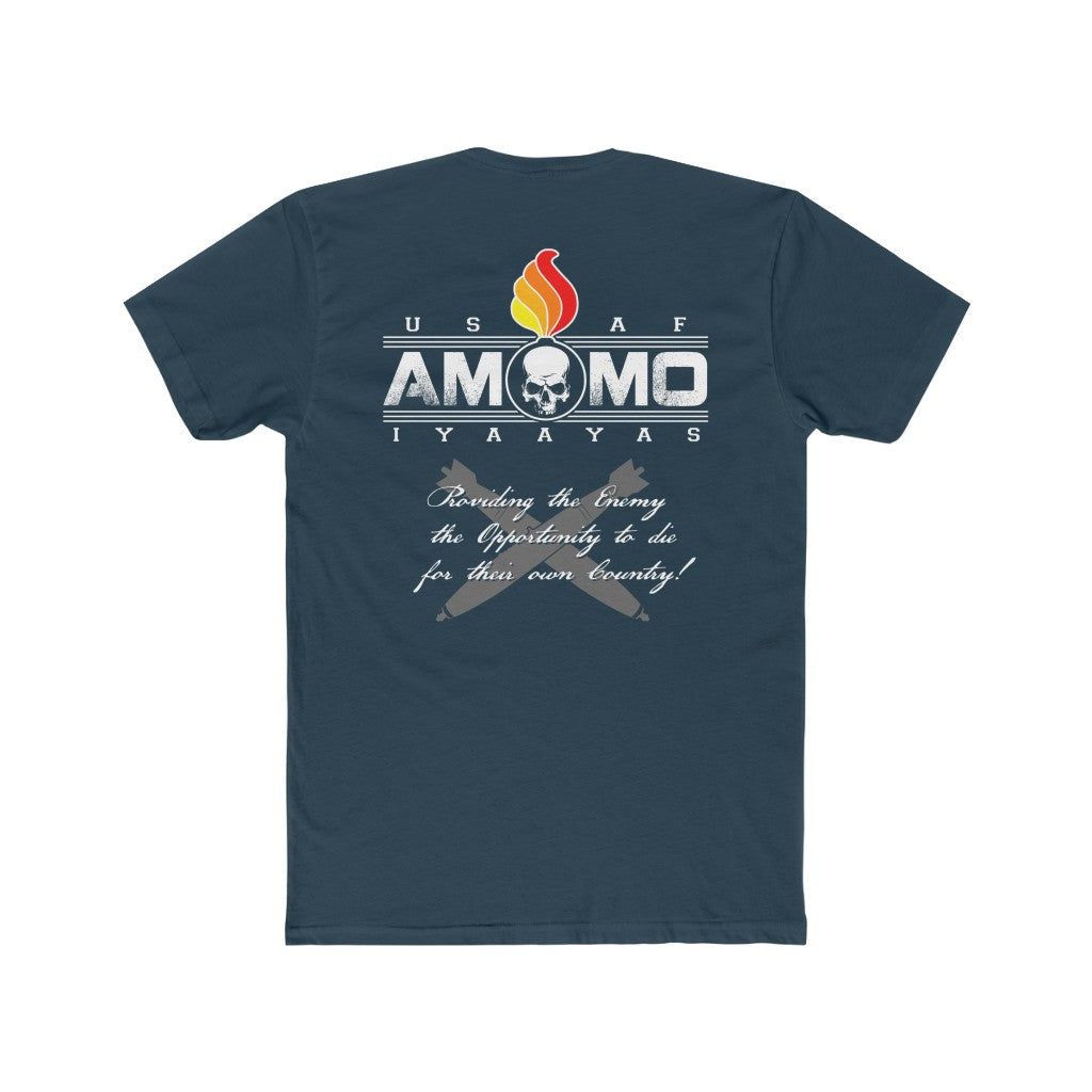 USAF AMMO Skull Inside Pisspot IYAAYAS Classic Motto Slogan Unisex Gift T-Shirt