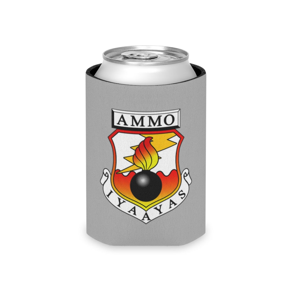 USAF AMMO Command Patch Logo Pisspot Lightning Bolt Fire Color Can Cooler