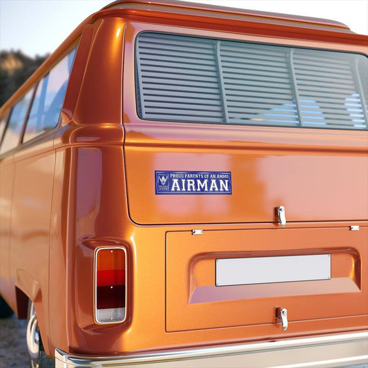 Proud Parents Of An AMMO Airman AF Vector Pisspot Logo Combined US Air Force Bumper Stickers - AMMO Pisspot IYAAYAS Gear