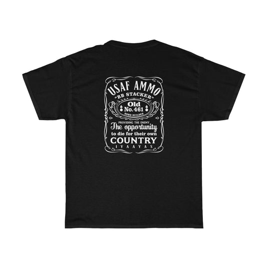 USAF AMMO Jack Daniels Inspired Logo IYAAYAS Old No 461 Unisex Gift T-Shirt