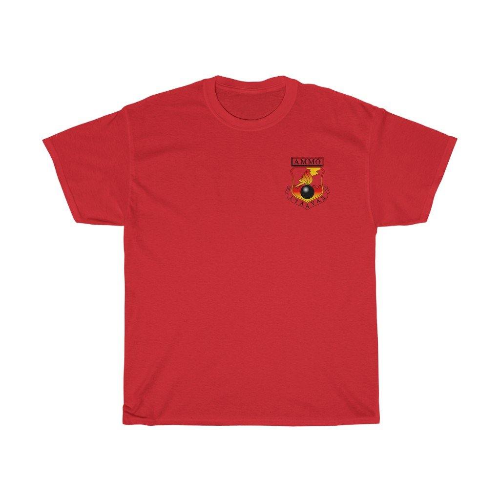 F-16 Mushroom Cloud Pisspots AMMO IYAAYAS Munitions Systems Specialist 461 2W0 Heritage Command Patch Unisex Heavy Cotton T-Shirt - AMMO Pisspot IYAAYAS Gear