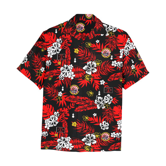 35 MXS AMMO Mens Left Chest Pocket Hawaiian Shirt