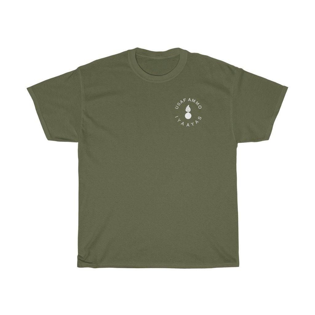 USAF AMMO Troop Checklist Munitions Heritage Gift T-Shirt - AMMO Pisspot IYAAYAS Gear