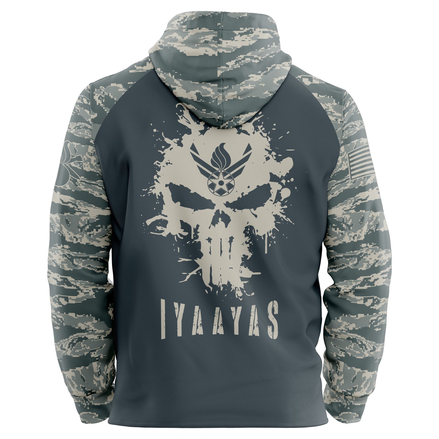 USAF AMMO ABU Pattern Camouflage Punisher New AMMO Badge Unisex All Over Print Hoodie