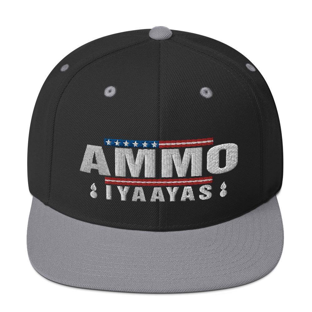 AMMO IYAAYAS Stars and Stripes Pisspots Patriotic Munitions Heritage Snapback Hat - AMMO Pisspot IYAAYAS Gear