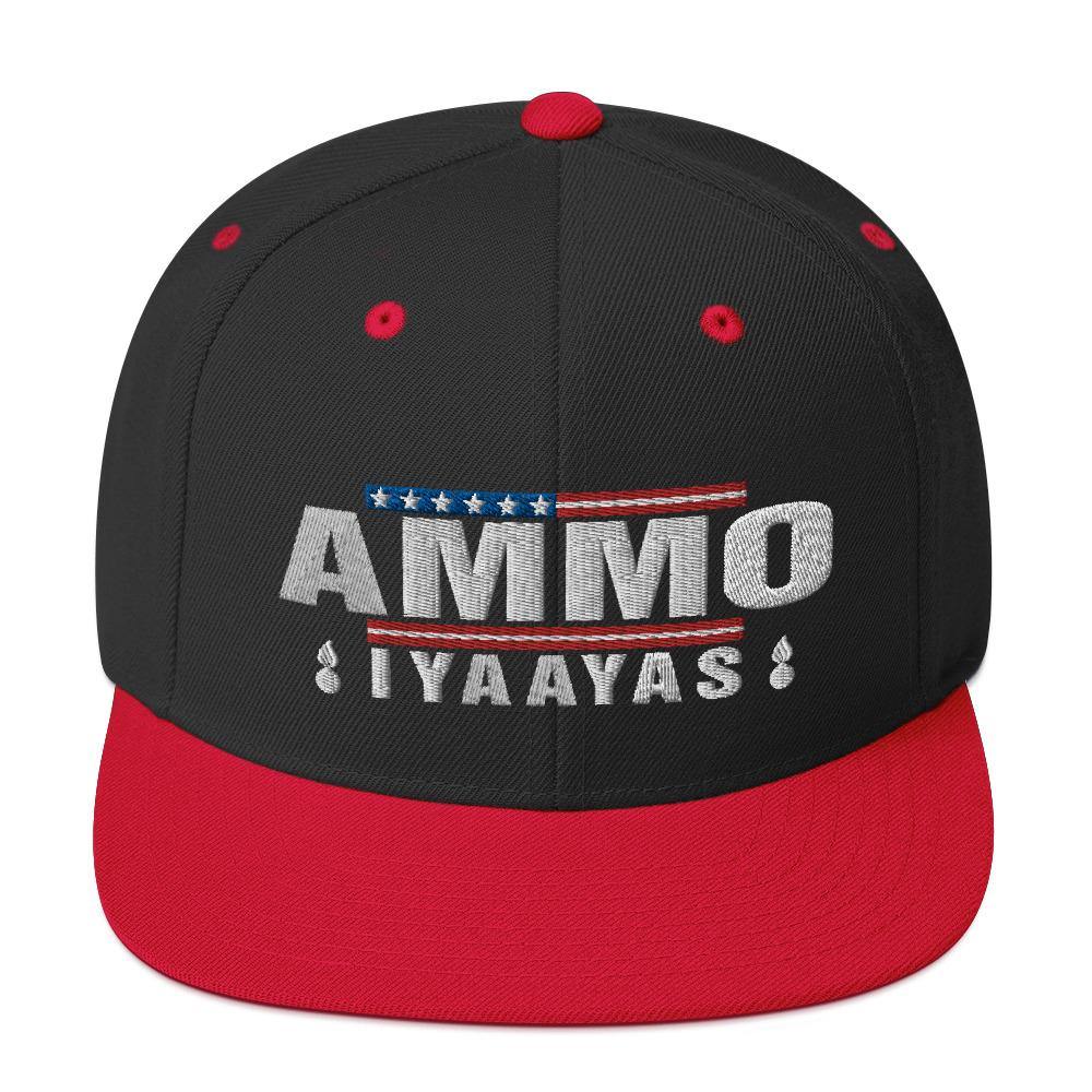 AMMO IYAAYAS Stars and Stripes Pisspots Patriotic Munitions Heritage Snapback Hat - AMMO Pisspot IYAAYAS Gear