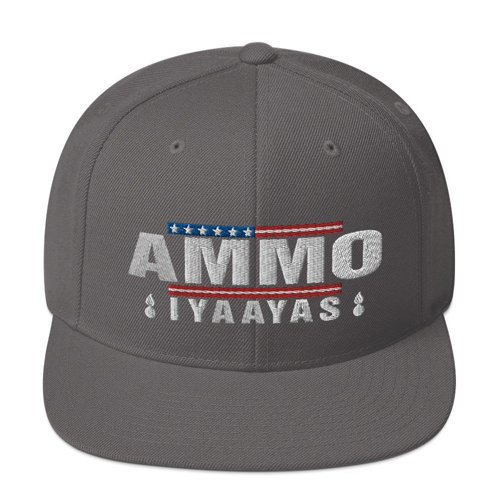 AMMO IYAAYAS Stars and Stripes Pisspots Patriotic Munitions Heritage Snapback Hat - AMMO Pisspot IYAAYAS Gear