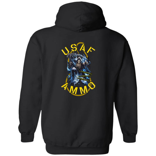USAF AMMO Grim Reaper Death From Above IYAAYAS Mens Gift Unisex Pullover Hoodie
