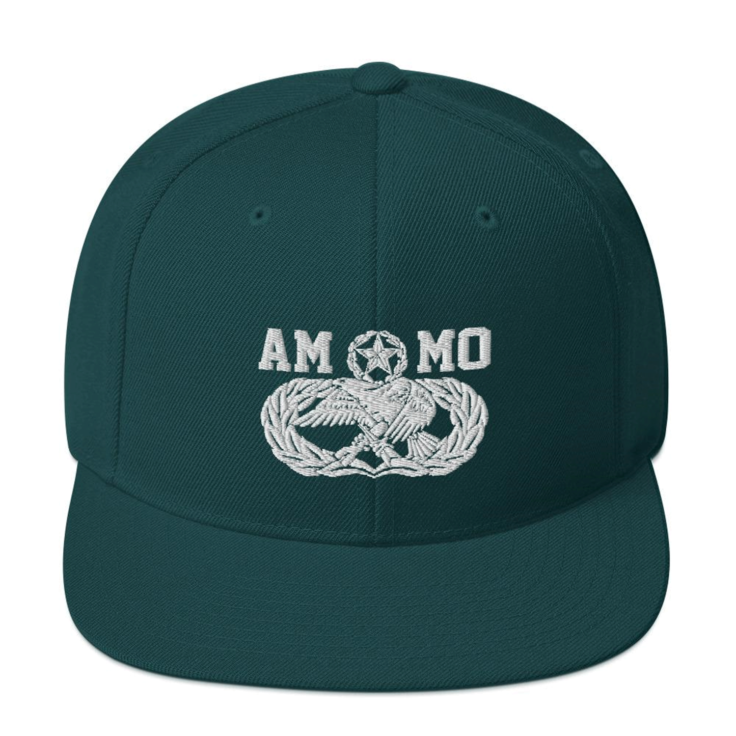 AMMO Old Style Master Munitions Maintenance Badge with Pisspot and AMMO word Unisex Snapback Hat - AMMO Pisspot IYAAYAS Gear