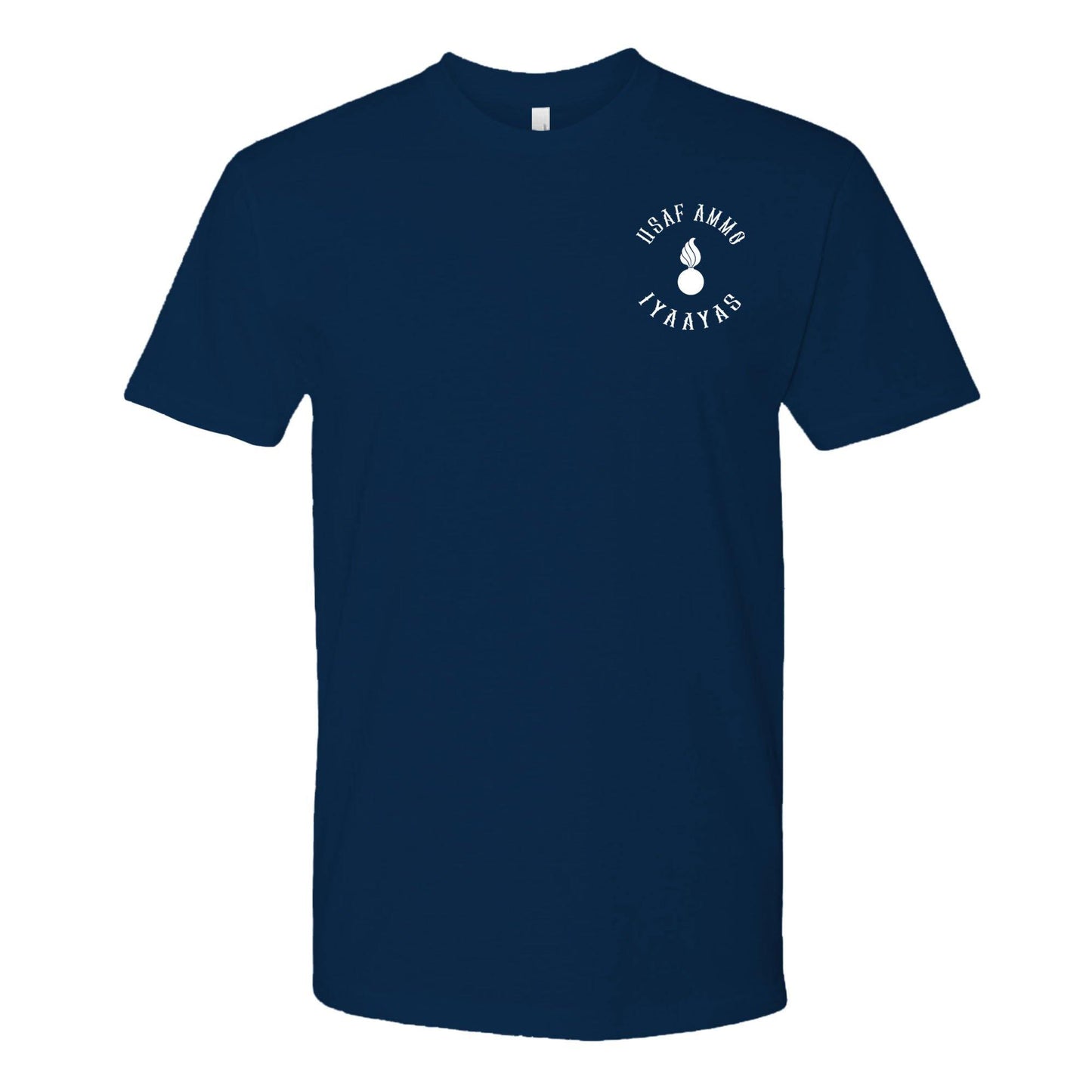 USAF AMMO Grim Reaper Two Scythes Crossed Sunset Bombs Dropping IYAAYAS Gift T-Shirt - AMMO Pisspot IYAAYAS Gear