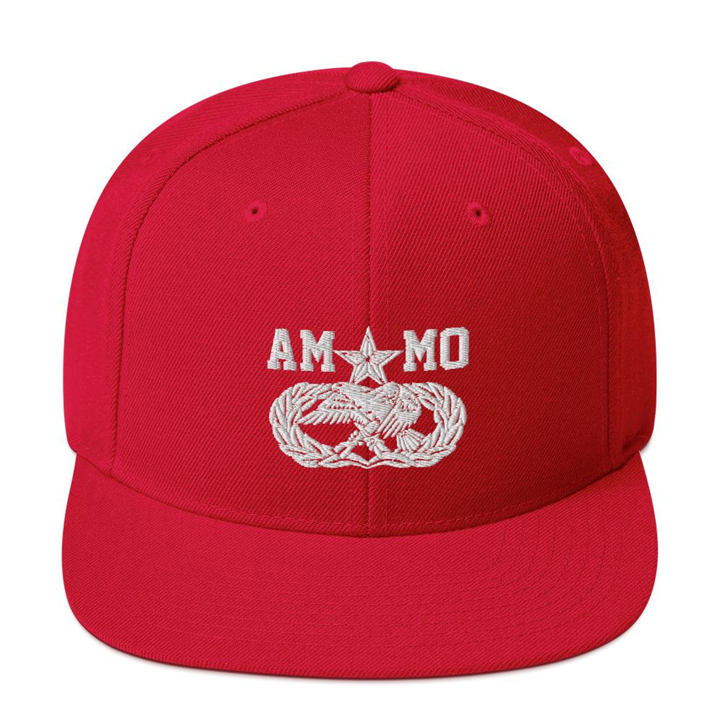 AMMO Old Style Senior Munitions Maintenance Badge with Pisspot and AMMO word Unisex Snapback Hat - AMMO Pisspot IYAAYAS Gear