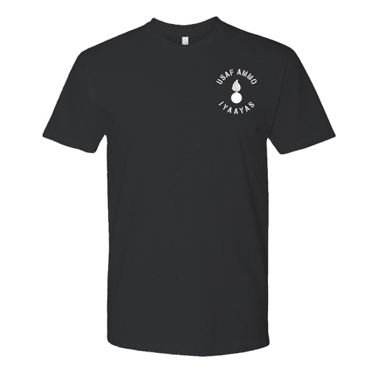 USAF AMMO Punisher Pisspot Flechettes Crossed Unisex Gift T-Shirt - AMMO Pisspot IYAAYAS Gear