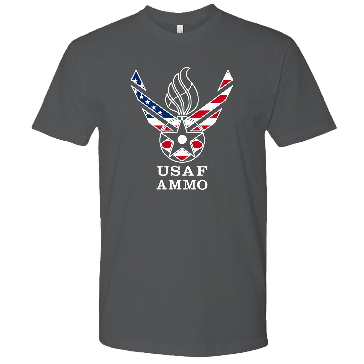 Air Force Vector Logo American Flag Pisspot USAF AMMO Unisex Gift T-Shirt - AMMO Pisspot IYAAYAS Gear