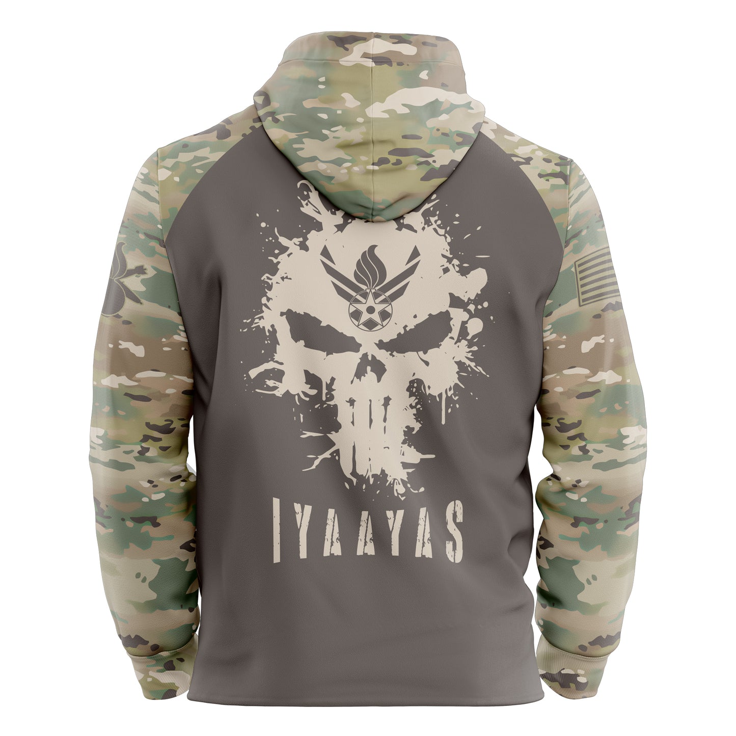 USAF AMMO OCP Camouflage Punisher New AMMO Badge Unisex All Over Print Hoodie