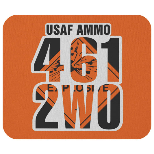 USAF AMMO 461 2W0 Explosive Placard Mousepad