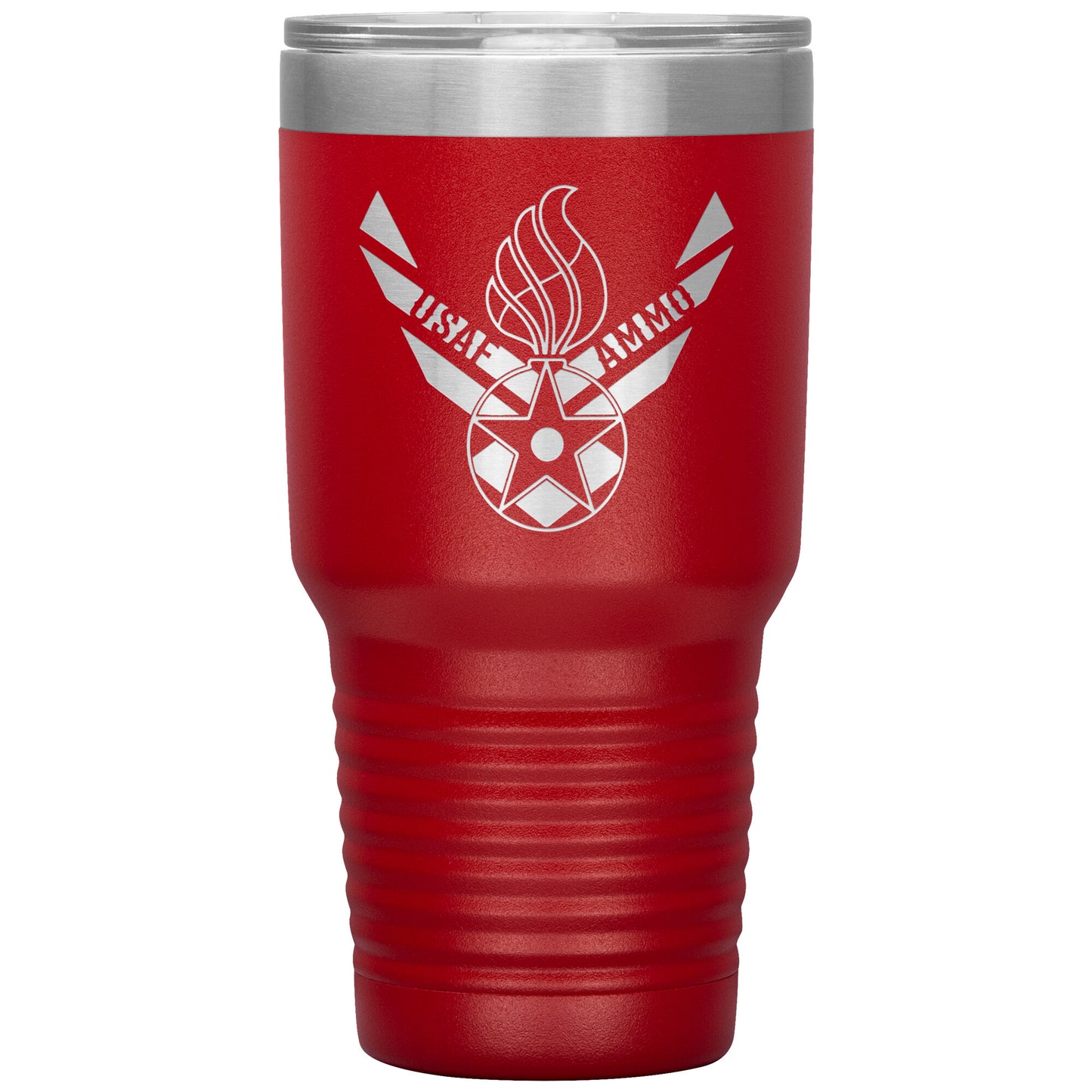 USAF AMMO AF Vector Logo Combined With Pisspot 30oz Tumbler