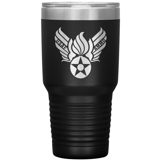 USAF AMMO Hap Arnold Logo Combined With Pisspot 30oz Tumbler